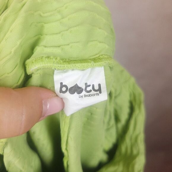 Booty by Branants Croco Leggings Palm Green Textured Workout Yoga Pants Size L - Picture 6 of 7